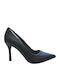 Leather Pointed Toe Stiletto Green High Heels