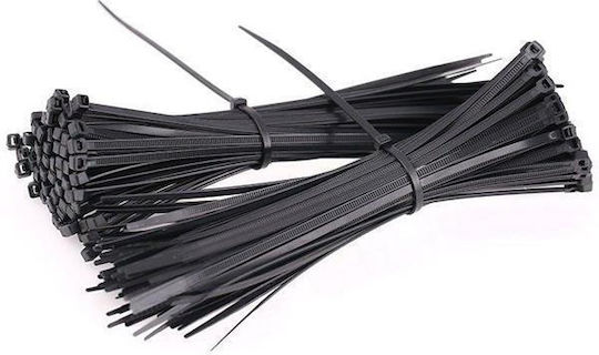 EL-Tech Plastic Cable Tie 370mm x 3.6mm in Black Colour (1 Piece) 133-293703051