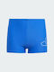 Adidas Performance Big Bars Swim Boxers Kids Swimwear Swim Shorts Blue