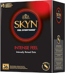 Skyn Intense Feel Ribbed Condoms 36pcs