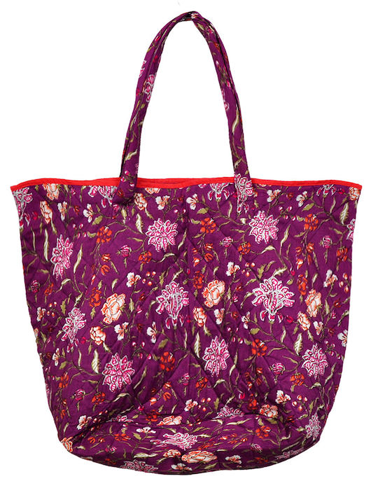 Brims and Trims Stoff Strandtasche Lila Brims and Trims Stoff Strandtasche Lila