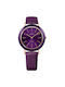 Jowissa Alto Watch with Purple Leather Strap