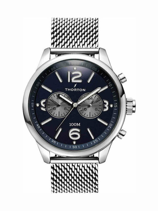 Thorton Ανδρικό Ρολόι 46mm Χρονογράφος Μπαταρία...
