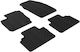 Auto Gs Set of Front and Rear Mats 4pcs for Ford Tourneo Courier 2014 Black