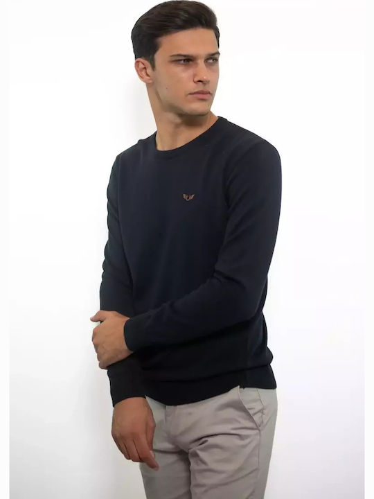 Side Effect Cl01 Langarm-Pullover Navy.