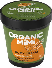 Organic Mimi Almond & Papaya Ενυδατική Κρέμα Σώματος για Ξηρές/Πολύ Ξηρές Επιδερμίδες 200ml