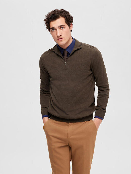 Selected Homme Pulover cu mânecă lungă Brown