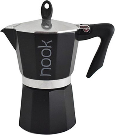 Atmosphera Μπρίκι Espresso 3cups Μαύρο