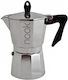 Atmosphera Atmosphera Stovetop Espresso Pot 3 Cups Silver