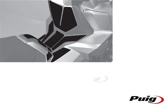 Puig Adhesive Tank Protection Black