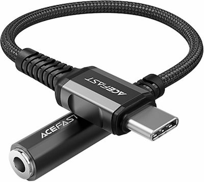 Acefast C1-07 Convertor USB-C male în 3.5mm female Black