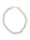 Theodora's Jewellery Κολιέ από Ασήμι με Πέρλες White