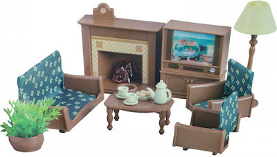 Σετ Σαλονιού Με Αξεσουάρ Furniture for Dollhouse