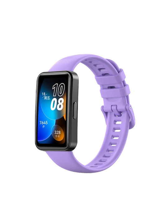 Ersatz Armband Silikon Lila (Huawei Band 8)