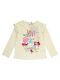 Peppa Pig Kids Blouse Long Sleeve Ecru