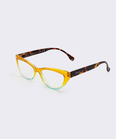 Frog Optical Γυαλιά Πρεσβυωπίας +2.25 σε Κίτρινο χρώμα