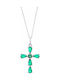 Lotus Watches Women's Cross from Silver with Chain