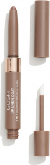 Gosh Lip Line'n Coat Pencil Κραγιόν Matte 003 Soft Nougat 2.9gr