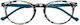 Zippo Lesebrille +1.00 Mehrfarbig 31Z-B18-GRE100