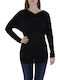 Women's Blouse Cotton Long Sleeve Drape Black