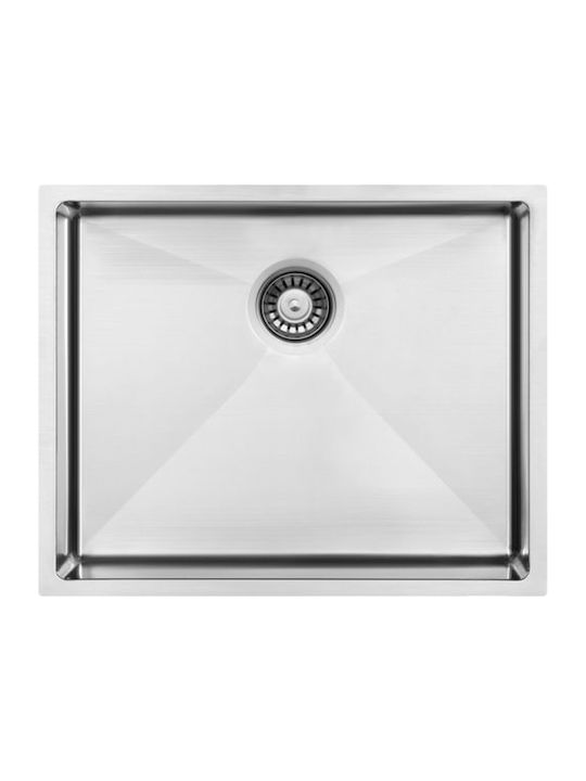 Macart Star/10 NE08123 Drop-In Spüle Inox B53xT43cm Silber