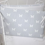 Crib Bumpers Classic Inside Gray 39x187cm