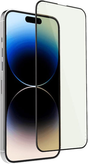 NetOne 9h Hardness 5D 0.3mm Vollflächig gehärtetes Glas Schwarz (iPhone 15 Pro Max)