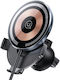Usams Car Mobile Mount with Magnet and Wireless Charging Black