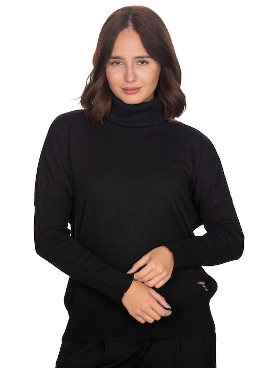 Vera Women's Blouse Long Sleeve Black