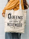 I-Total Fabric Shopping Bag in Beige color