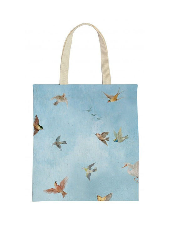 Bekking & Blitz Υφασμάτινη Τσάντα για Ψώνια σε Γαλάζιο χρώμα