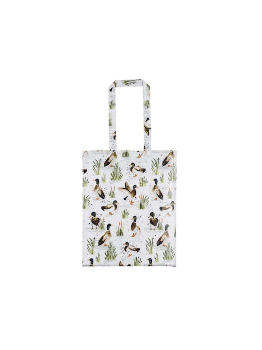Ulster Weavers Farmhouse Ducks Τσάντα για Ψώνια σε Λευκό χρώμα