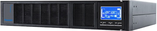 Tescom Prime Plus RT+ UPS On-Line 1000VA 1000W with 8 IEC Power Plugs