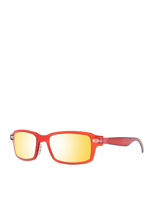 Try Ochelari de soare Κόκκινα cu Cadru & Galben Lentilă
