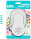 +Efo Punch with Flower Design