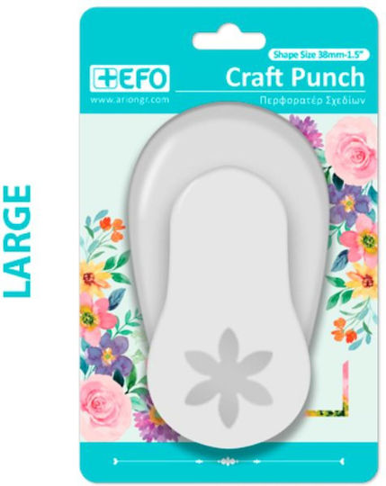 +Efo Punch with Flower Design