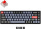 Keychron Pro Qmk Via Fără fir Tastatură Mecanică de Gaming 65% cu Roșu personalizat întrerupătoare și iluminare RGB Roșu