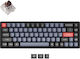 Keychron Pro Qmk Via Fără fir Tastatură Mecanică de Gaming 65% cu Maro personalizat întrerupătoare și iluminare RGB Verde