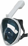 Scuba Force Diving Mask Full Face with Breathing Tube in White color