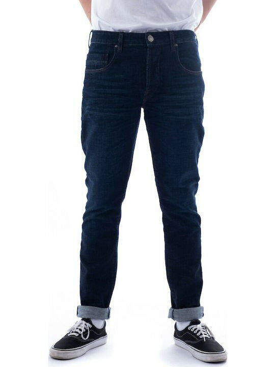 Elton D Men's Jeans Pants Dark Blue
