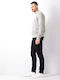 Men's Jeans Pants Elastic Black