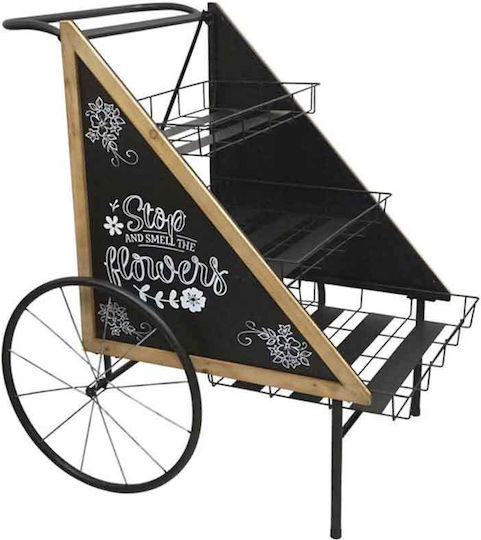 Marhome Garden Decoration Cart Metal 76x68x106.5cm