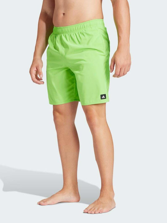 Adidas Clx Classic-length Swim Men's Swimwear Shorts Green