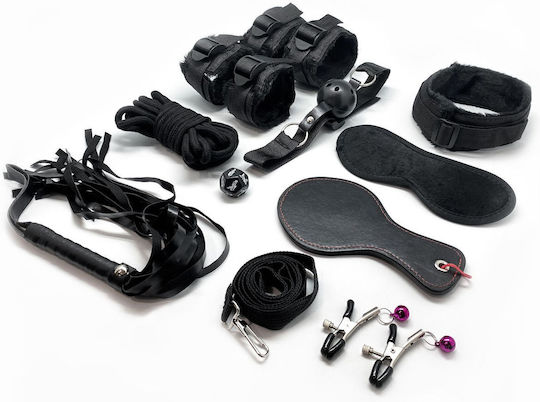 Alive BDSM Kit σε Μαύρο Χρώμα 10τμχ