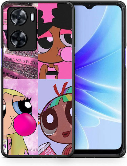 Smartfits Bubble Girls Back Cover Purple (Oppo A57 4G)