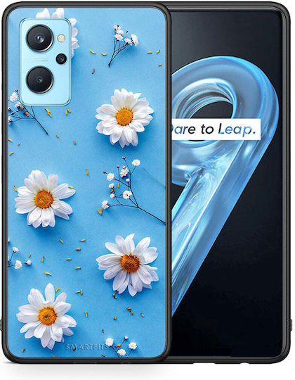 Smartfits Real Daisies Задна корица Светлосин (Опо А96)