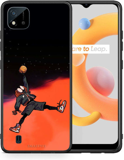 Smartfits Basketball Hero Umschlag Rückseite Orange (Realme C11 2021) 7557495881883_43050926604443