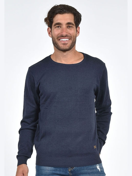 Clever Long Sleeve Sweater Blue