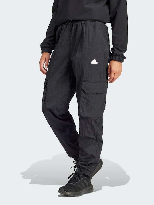 adidas City Escape Cargo Pants Women's Fabric Cargo Trousers Black