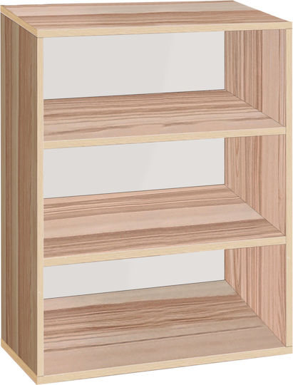 Rune Bookcase Natural Particleboard / Melamine 80x33x110cm